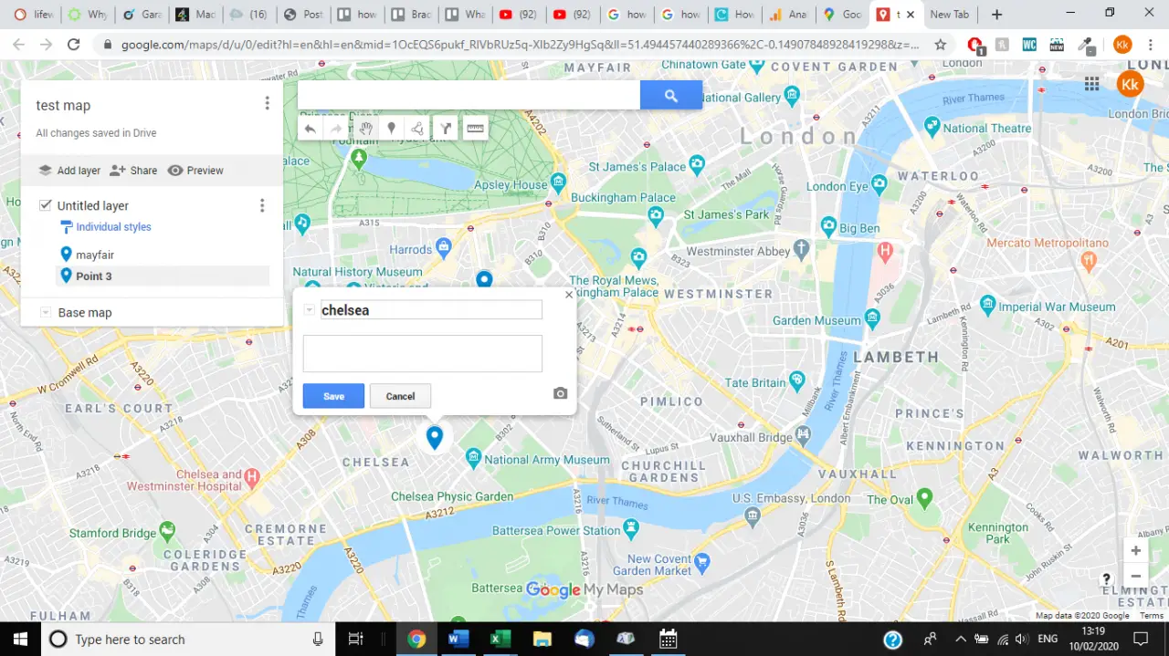 Cómo marcar múltiples lugares en Google Maps 8