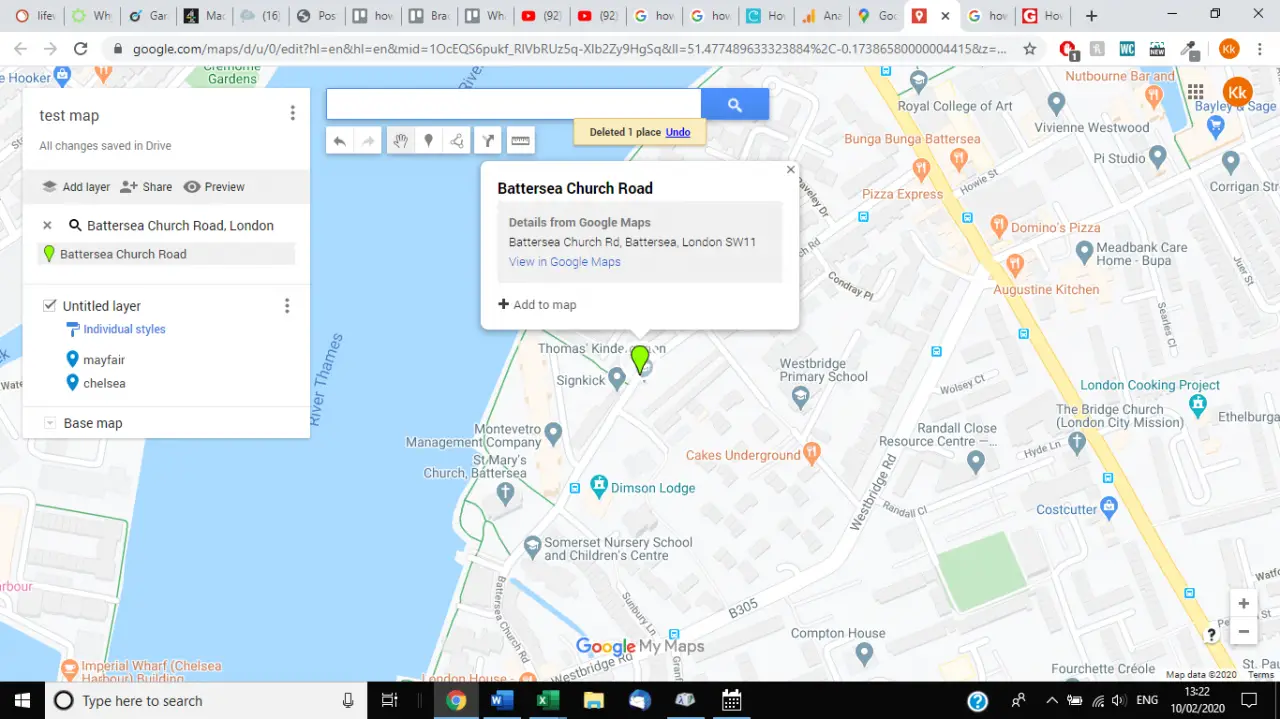 Cómo marcar múltiples lugares en Google Maps 9