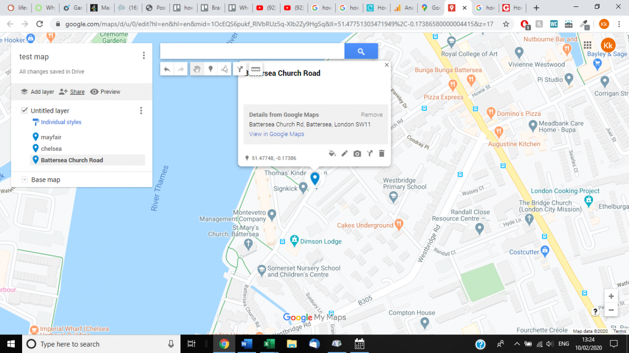 Cómo marcar múltiples lugares en Google Maps 10