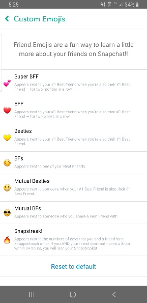Qué hacer si Snapchat Heart Emoji desaparece 1