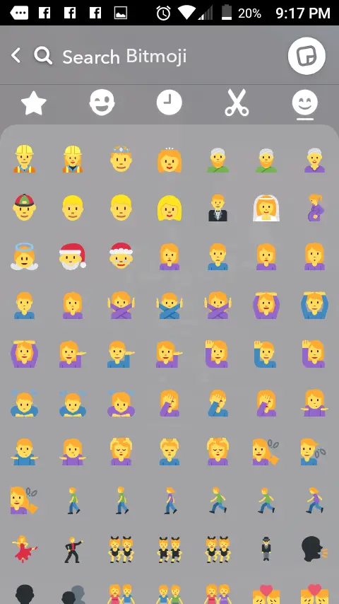 Cómo redimensionar los emojis en Snapchat 2