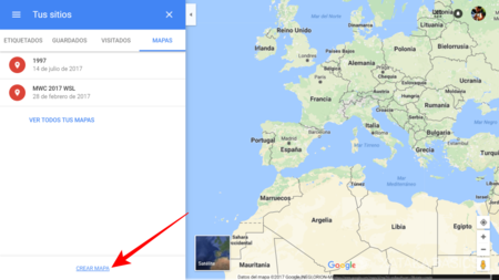 Cómo crear mapas en Google Maps 1