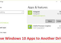 Cómo mover aplicaciones de Windows 10 a otra unidad 6