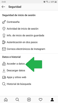 Cómo ver las antiguas notificaciones en el Instagram 17