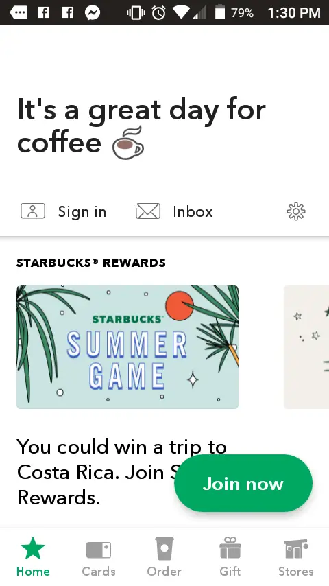 Cómo comprobar el saldo de la tarjeta de regalo de Starbucks 1