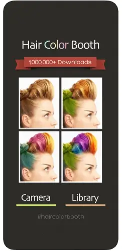 5 mejores aplicaciones para cambiar el color del pelo en la foto 2