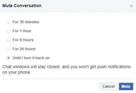 Cómo bloquear las llamadas de Facebook Messenger 9