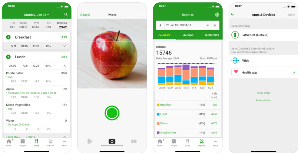 Las 7 mejores aplicaciones para ganar peso para Android y iPhone 1