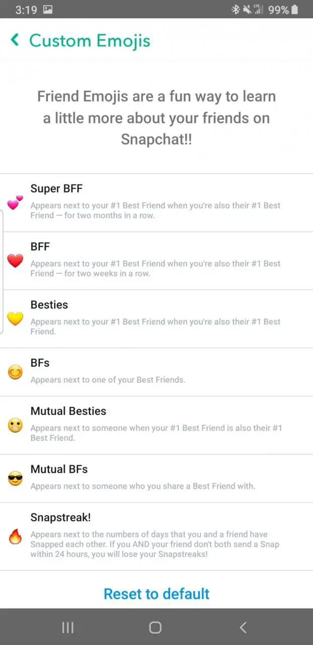 Cómo ocultar a los amigos en Snapchat 2