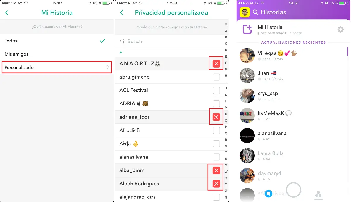 Cómo impedir que alguien vea tu historia de Snapchat 27