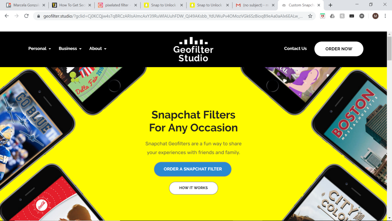Cómo desbloquear los filtros ocultos de Snapchat 3