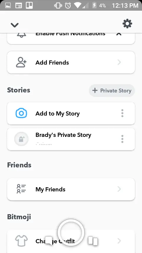 Cómo hacer una historia privada de Snapchat 4