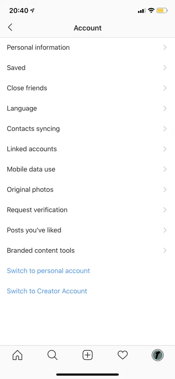Cómo cambiar el número de teléfono en el Instagram 4