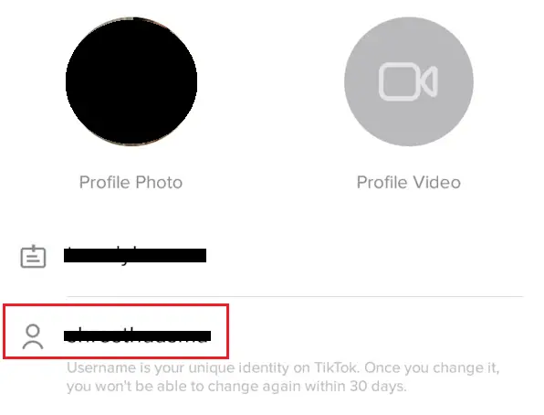 Cómo cambiar el nombre de usuario de TikTok 3