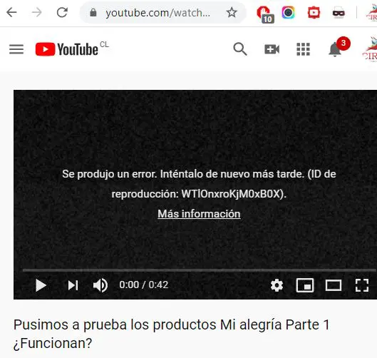 Arreglar "Ocurrió un error, por favor, inténtalo de nuevo más tarde en YouTube". 13