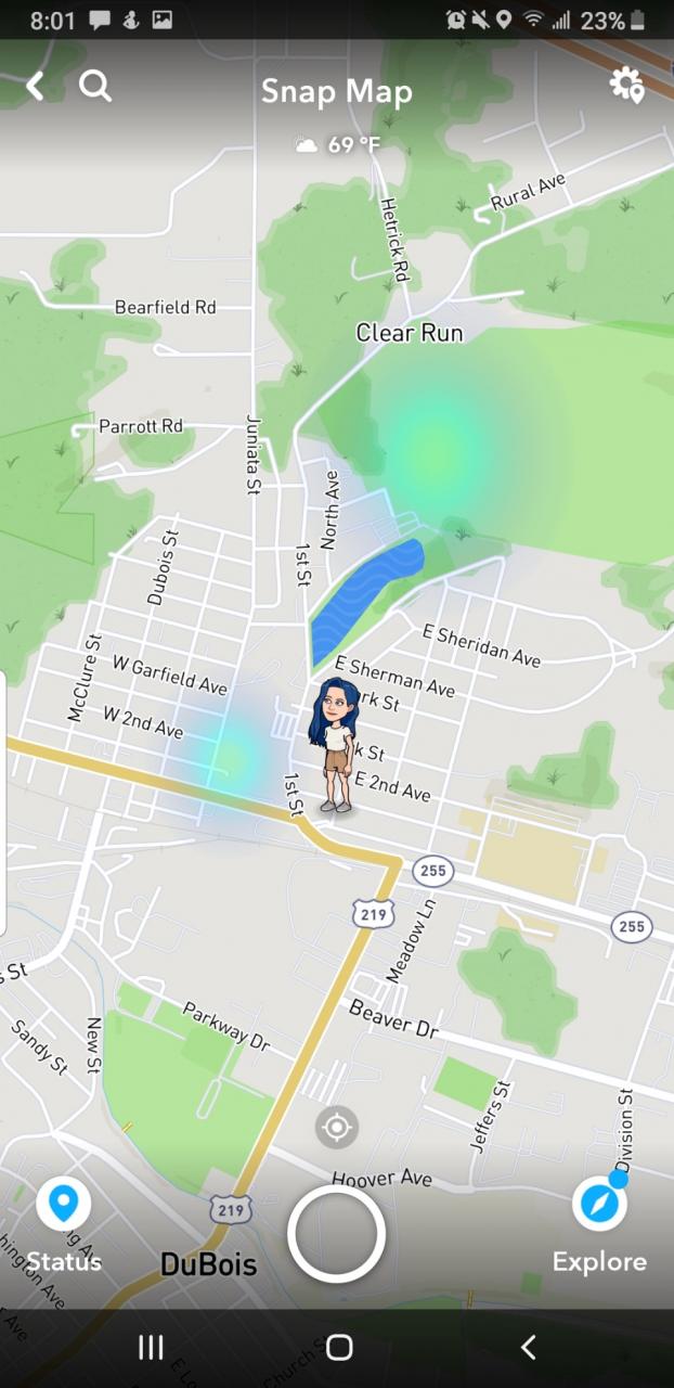 Cómo encontrar a un amigo en los mapas de Snapchat 4