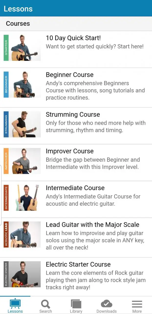Las 7 mejores aplicaciones de aprendizaje de guitarra de 2023 4