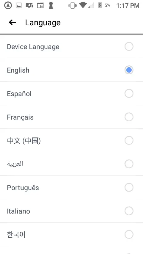 Cómo cambiar de idioma en Facebook 4