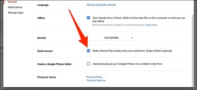 Cómo eliminar el acceso rápido de Google Drive 41