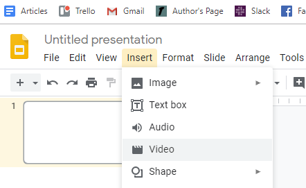 Cómo insertar vídeos de YouTube en Google Docs 1