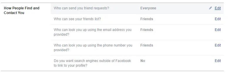 Configuración de privacidad de Facebook que deberías hacer ahora 5