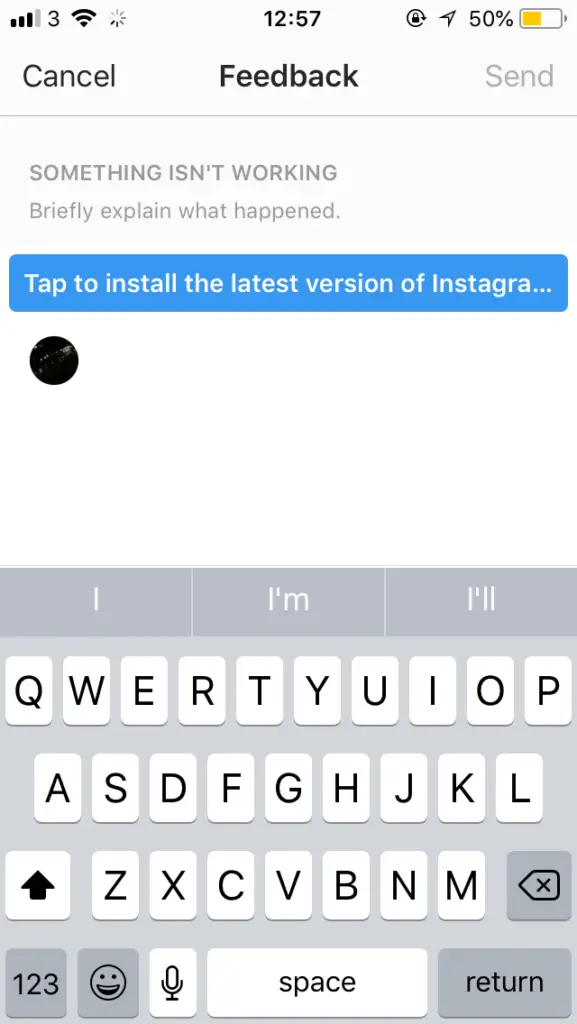 "Esta historia ya no está disponible" en "Instagram Story". 3