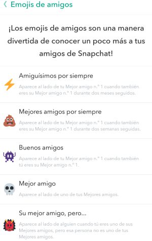 Cómo cambiar el amigo Emojis en Snapchat 3