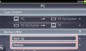 Cómo hacer una copia de seguridad de los datos de PS Vita en el PC