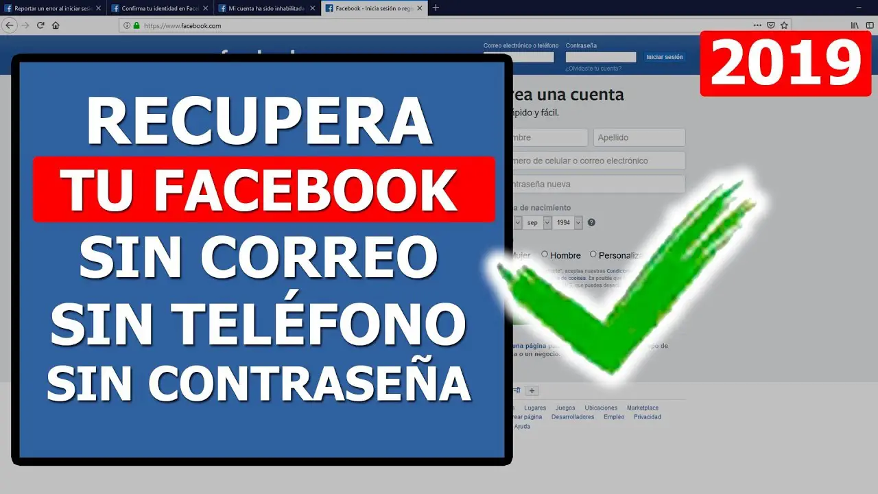 Cómo recuperar la contraseña de Facebook sin correo electrónico 17