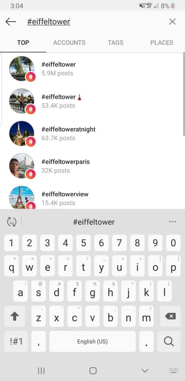 Cómo buscar en Instagram 1