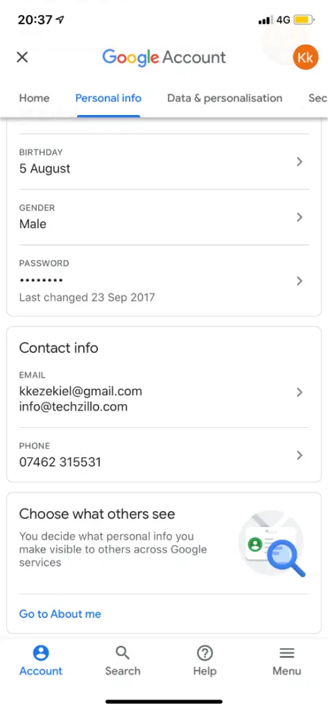 NUMERO DE GMAIL visual data 7