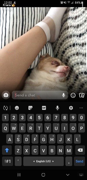 Cómo enviar mensajes de texto en Snapchat 5