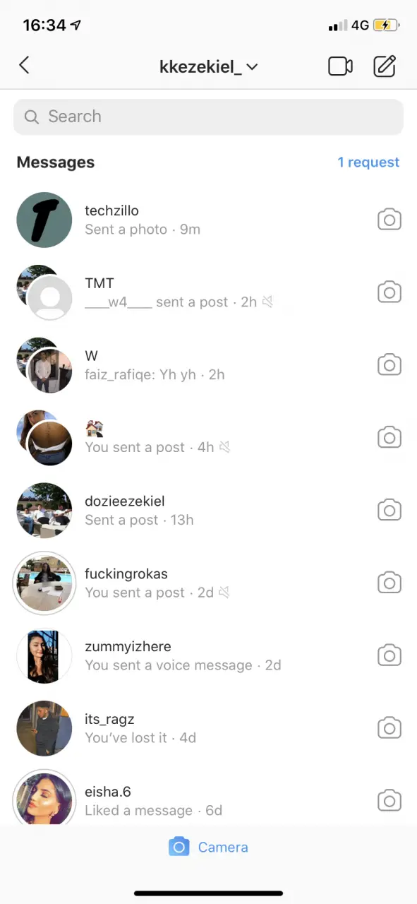 Cómo enviar una foto que desaparece en el Instagram 2