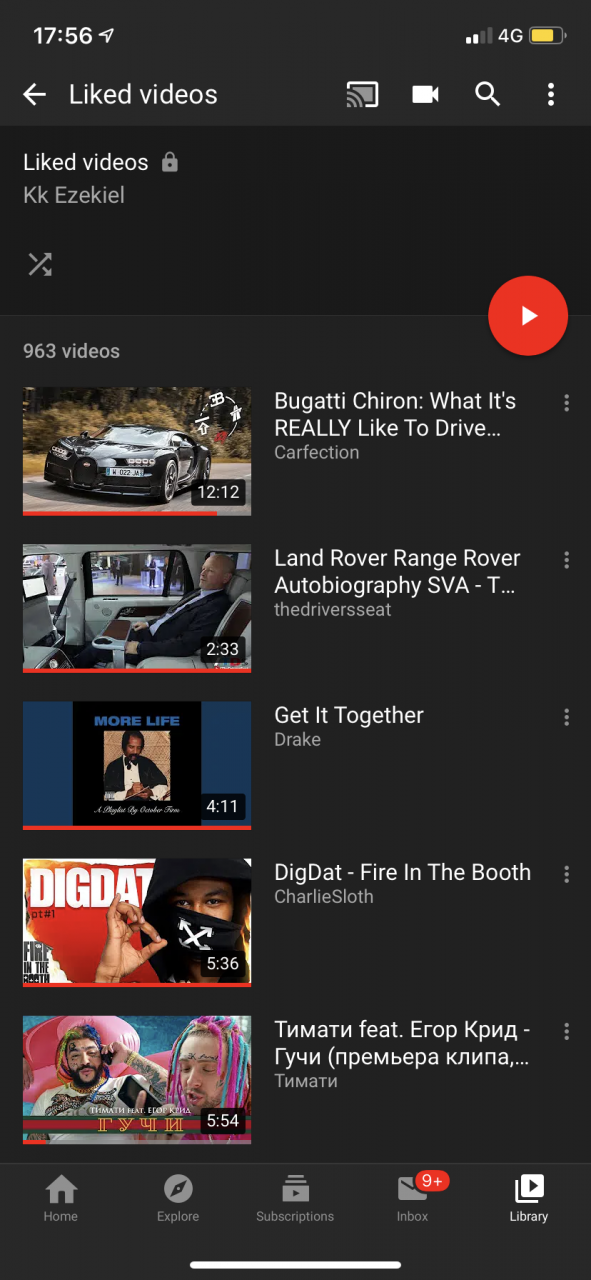 Cómo ver los vídeos que te gustan en YouTube 3