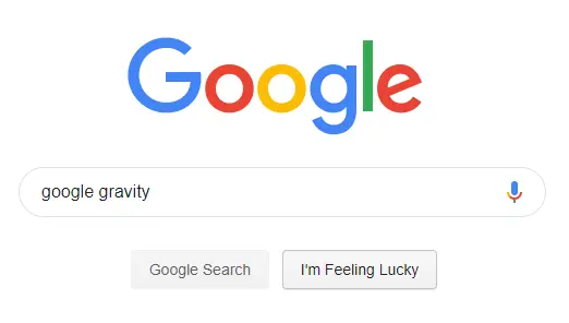 Cómo hacer la Gravedad de Google 1