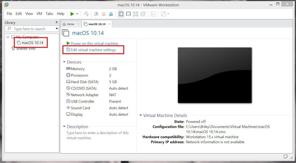 Cómo instalar MacOS Mojave en VMware para Windows PC 11