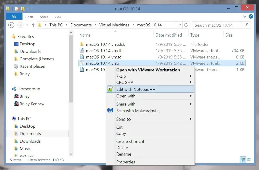Cómo instalar MacOS Mojave en VMware para Windows PC 15