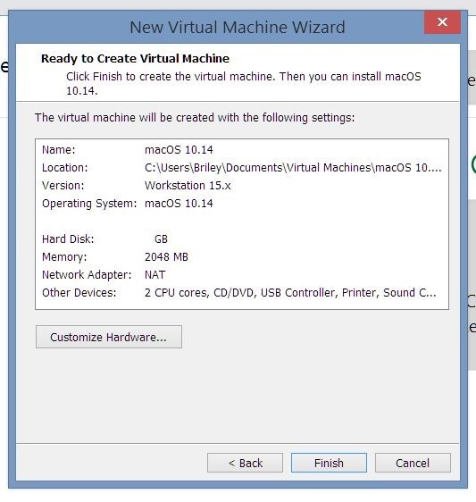 Cómo instalar MacOS Mojave en VMware para Windows PC 10