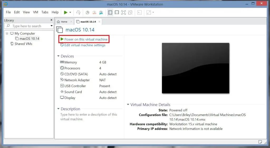 Cómo instalar MacOS Mojave en VMware para Windows PC 17