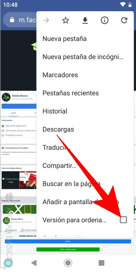 Cómo acceder a la versión de escritorio de Facebook en Android 32