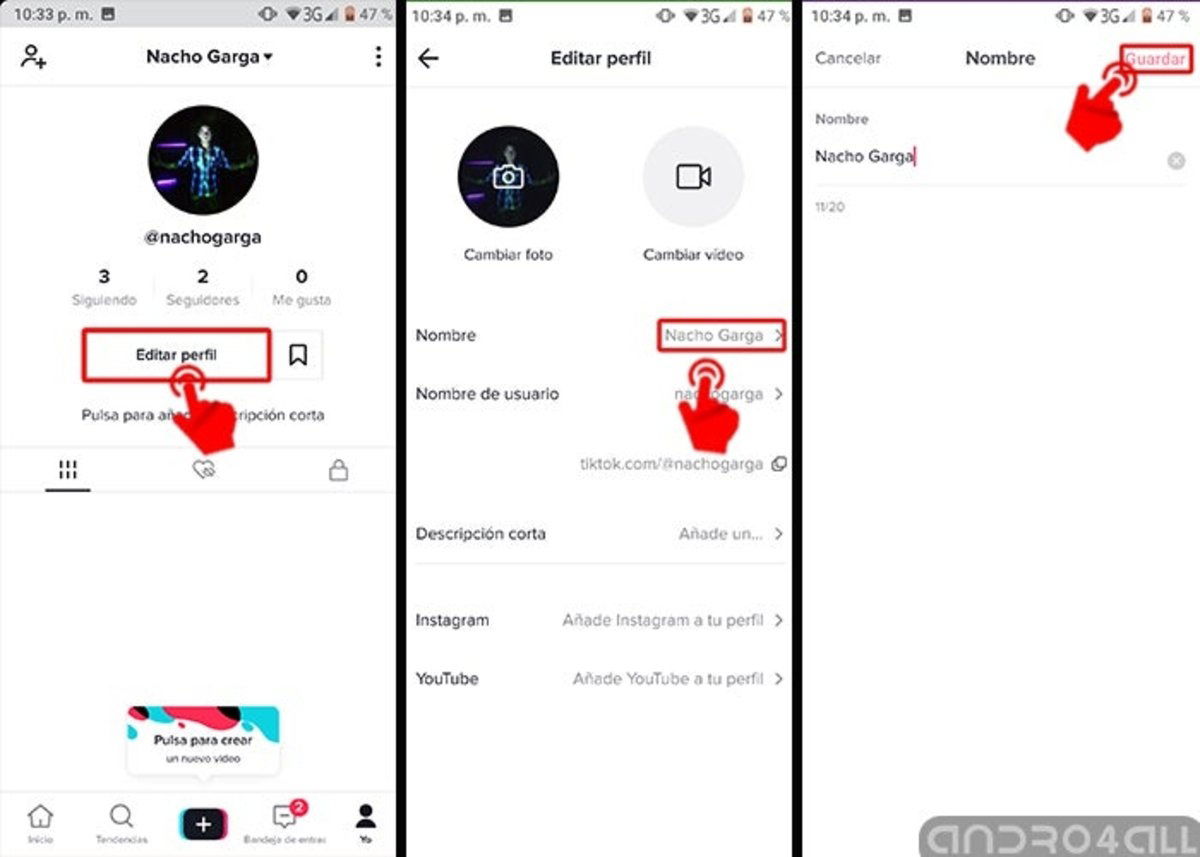 Cómo cambiar el nombre de usuario en TikTok 23