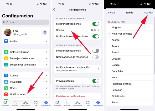 Cómo cambiar el tono de los mensajes de texto del iPhone 1