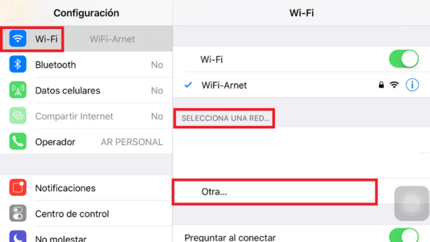 Cómo conectarse a redes WIFI ocultas en el iPhone 25