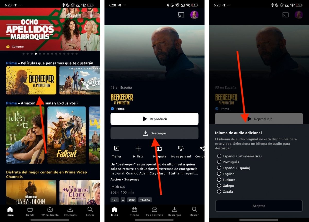 Cómo descargar películas de Amazon Prime para verlas sin conexión 9