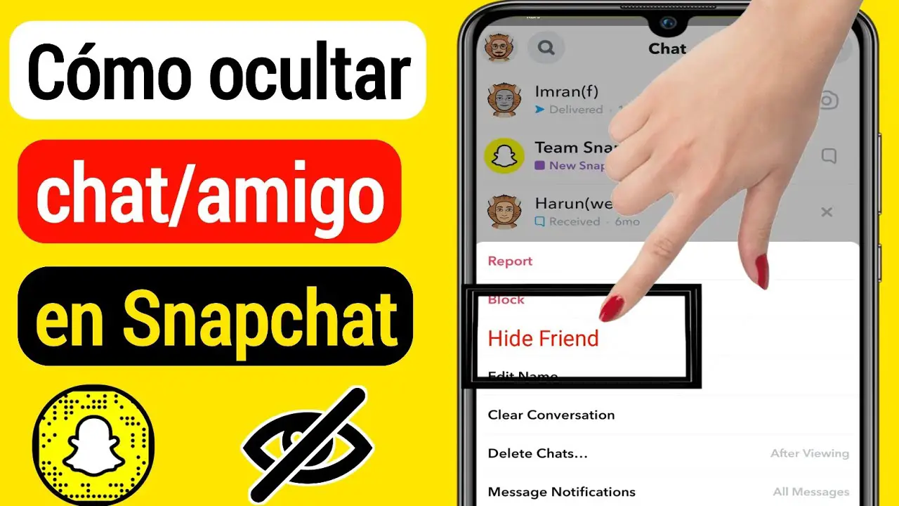 Cómo ocultar a los amigos en Snapchat 27