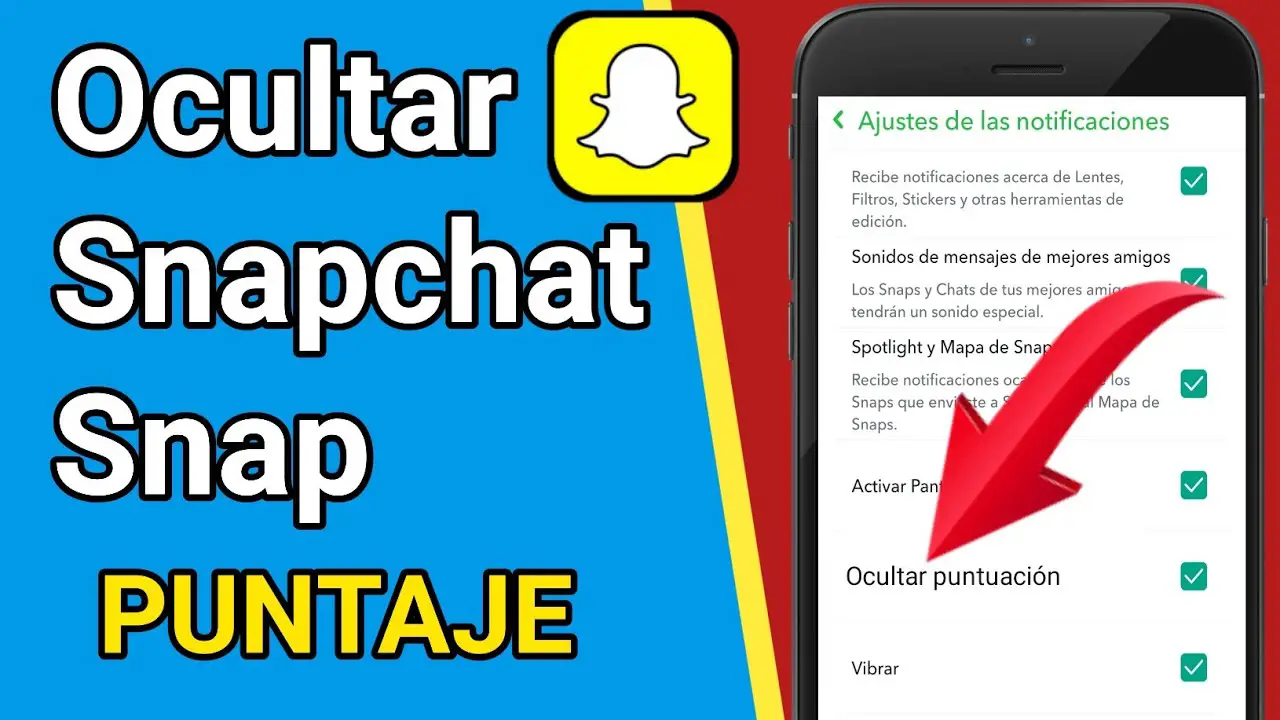 Cómo ocultar la puntuación de Snapchat 13