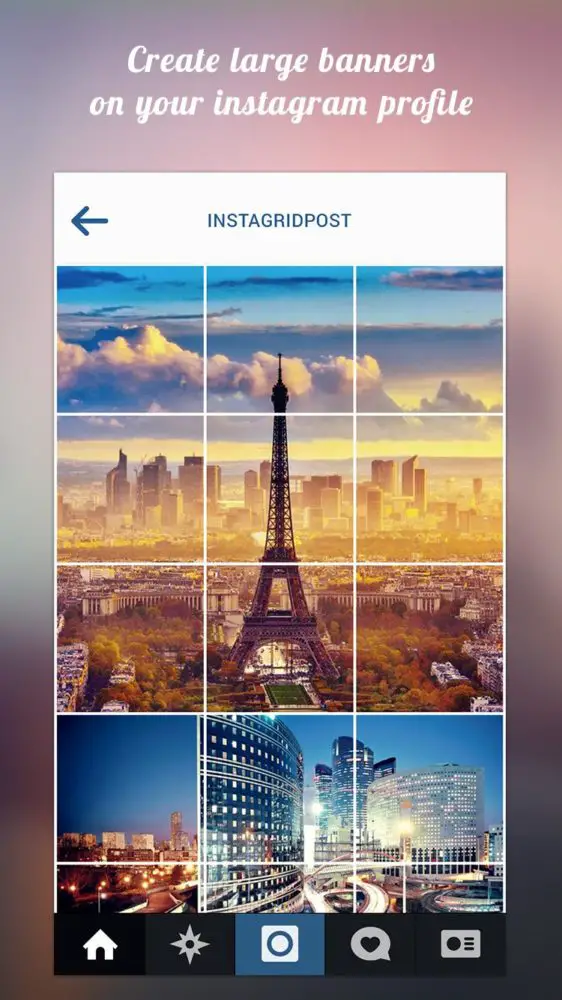 Cómo publicar múltiples imágenes de diferentes tamaños en el Instagram 1