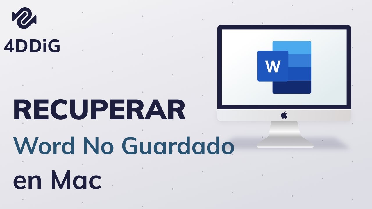 Cómo recuperar un documento de Word no guardado Mac 22