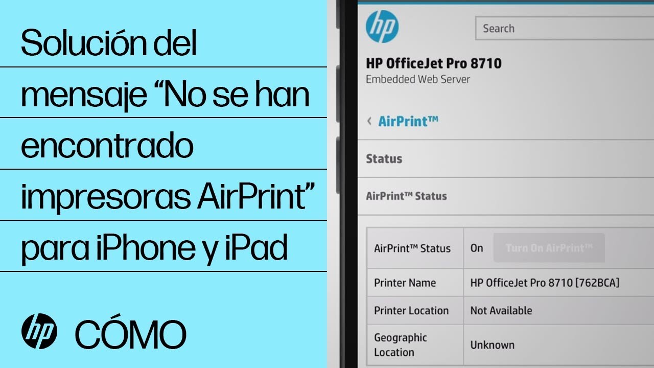 Cómo solucionar el error de no encontrar impresoras AirPrint 4