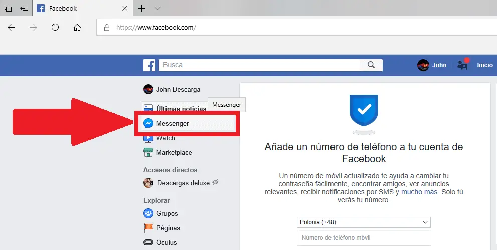 Cómo ver las fotos compartidas en el Messenger 1